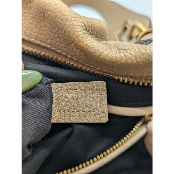 Chloe Calfskin Beige Neutral Leather Medium Paraty Shoulder Bag - Picture 15 of 16